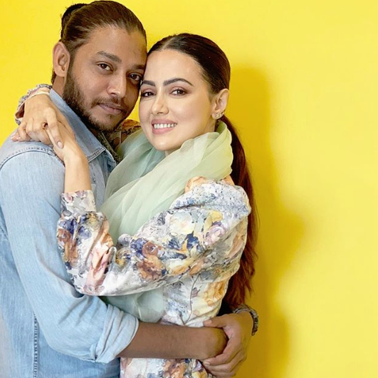 Sana Khan and Melvin Louis