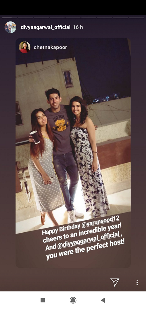 Varun Sood's birthday celebrations
