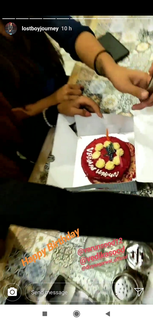 Varun Sood's birthday celebrations