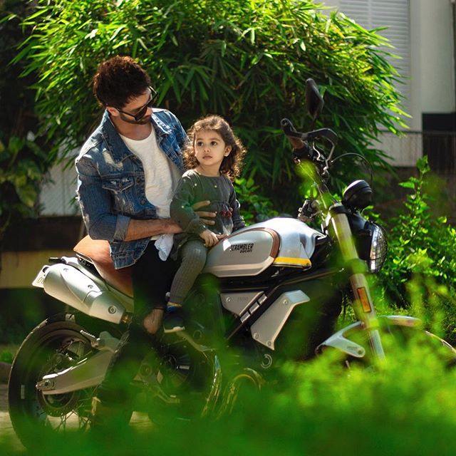 Shahid Kapoor and Misha Kapoor