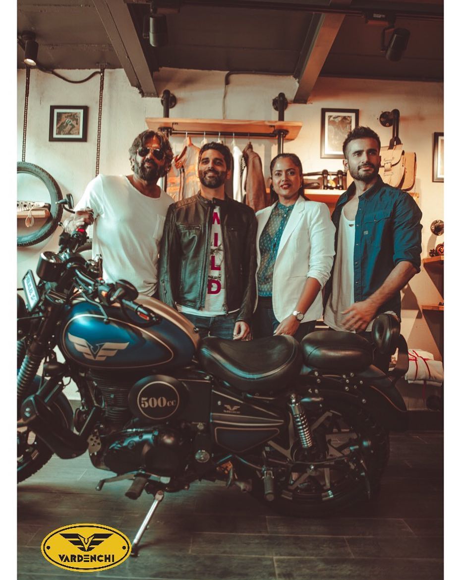 Sameera Reddy's husband, Akshai Varde's store launch