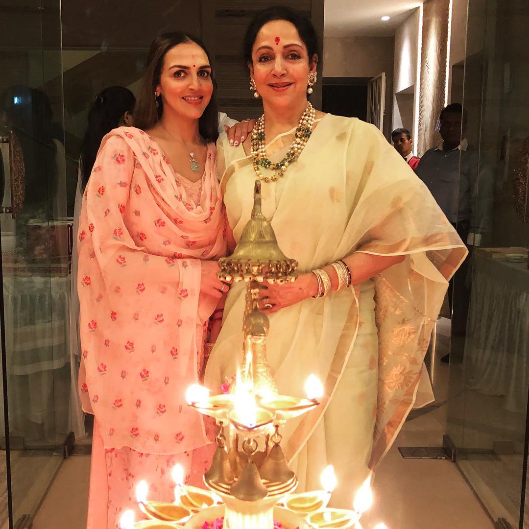 Esha Deol and Hema Malini
