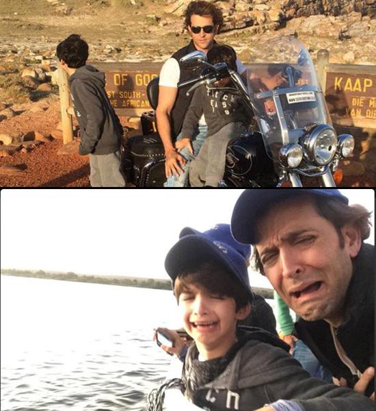 Hrithik Roshan with kids