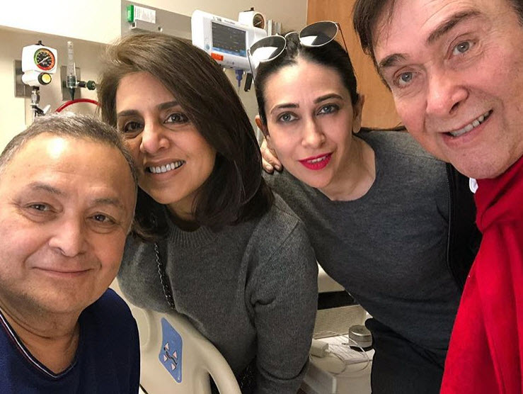 Randhir Kapoor and Rishi Kapoor