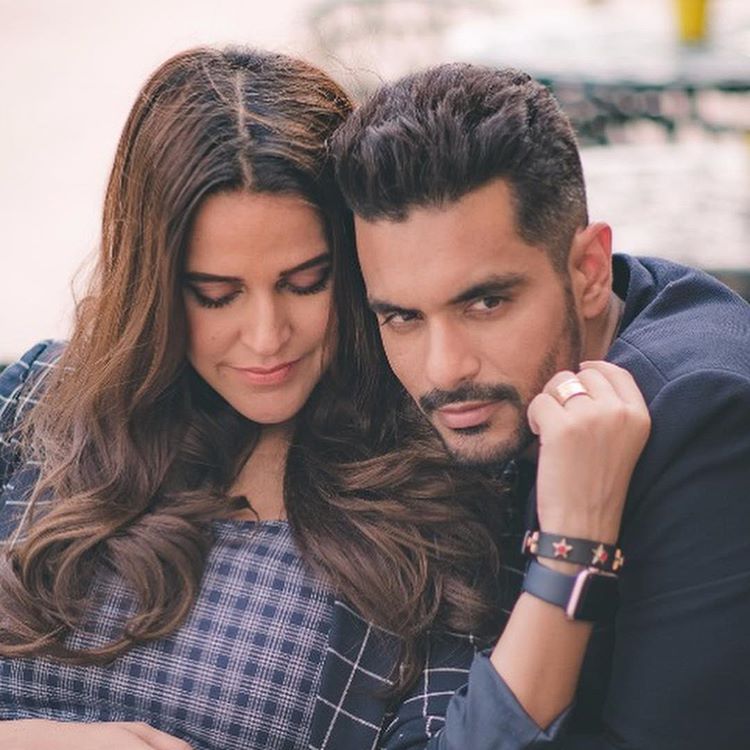 Neha Dhupia and Angad Bedi