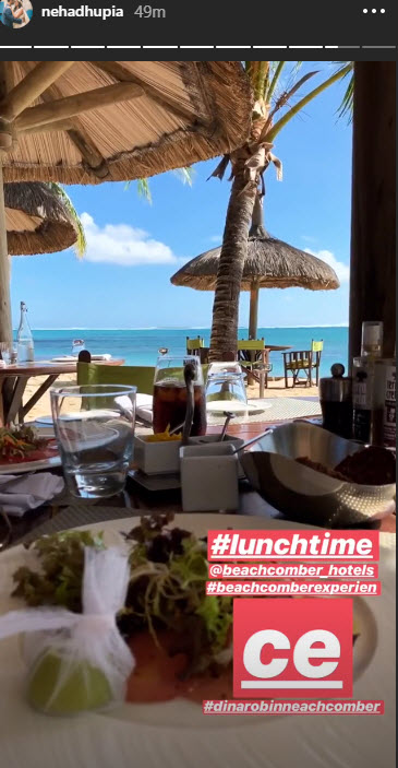 Neha and Angad in Mauritius