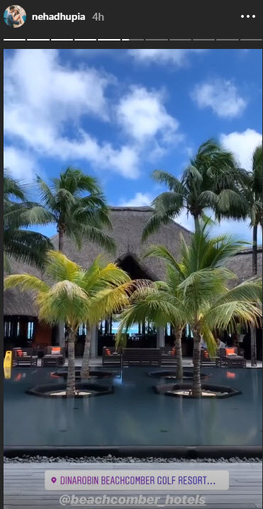 Neha and Angad in Mauritius