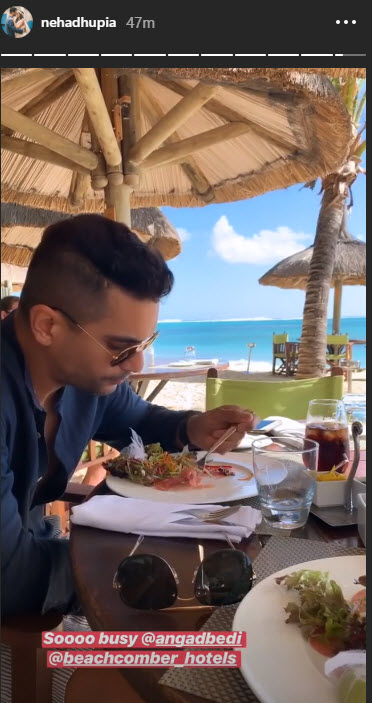 Neha and Angad in Mauritius