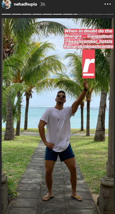 Neha and Angad in Mauritius