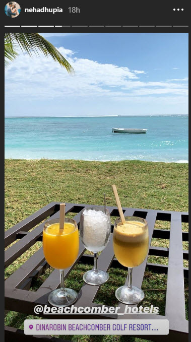 Neha and Angad in Mauritius