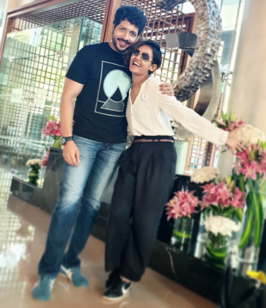 Shakti Mohan with Nihaar Pandya