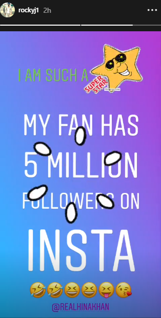 Hina Khan Rocky Jaiswal