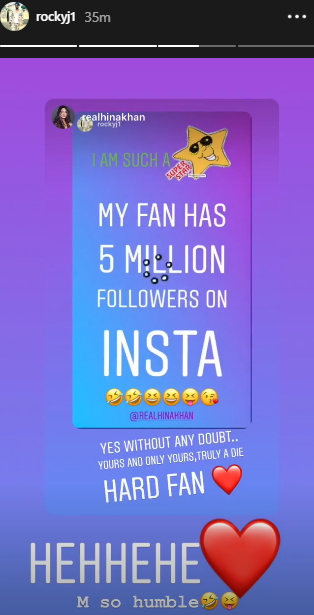 Hina Khan Rocky Jaiswal