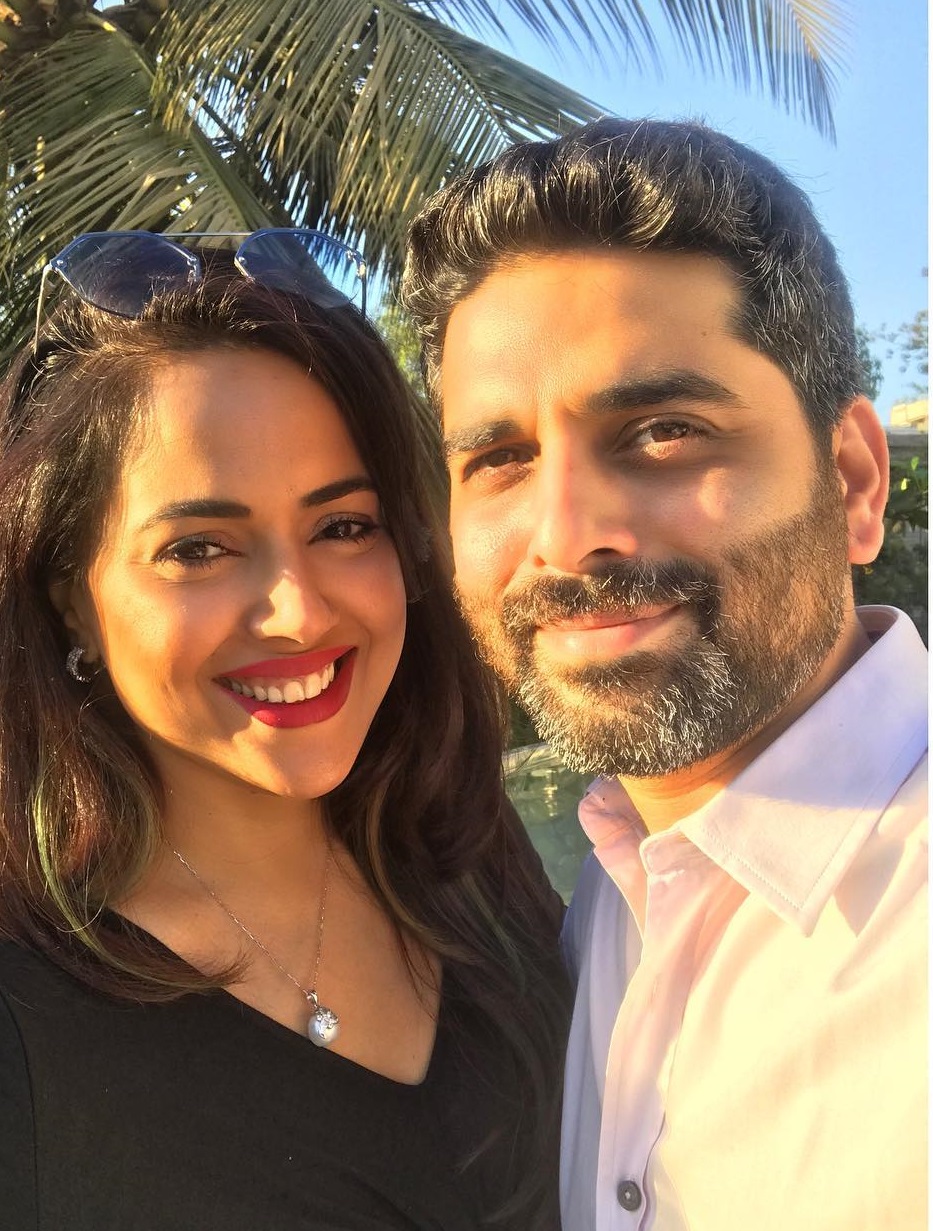 Sameera Reddy and Akshai Varde