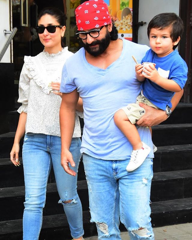 Kareena Kapoor, Saif Ali Khan, Taimur Ali Khan