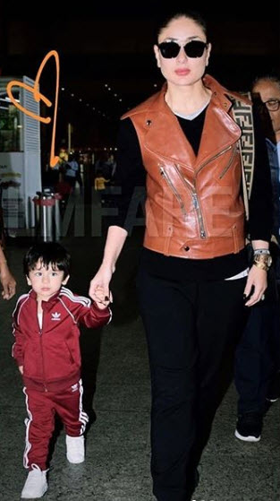 Kareena Kapoor Khan and Taimur Ali Khan