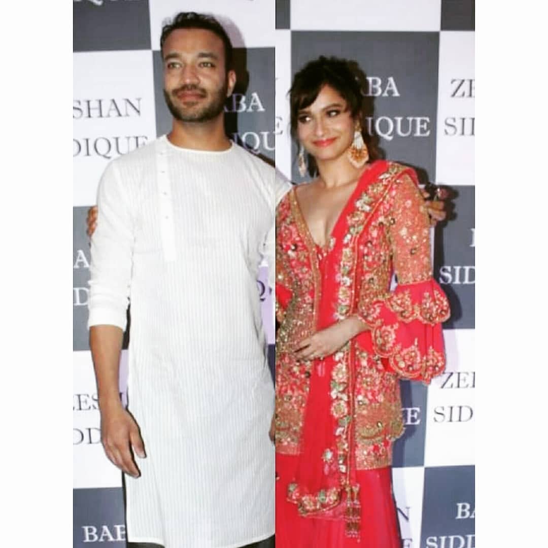 Ankita Lokhande And Vicky Jain Pics From Baba Siddique Party