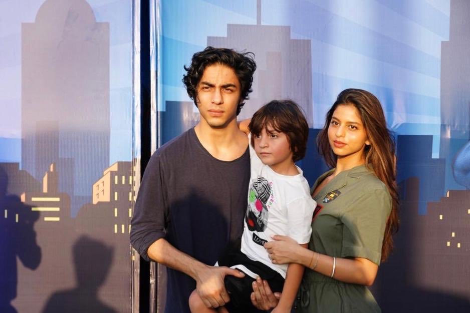 Aryan Khan, Suhana Khan And AbRam Khan