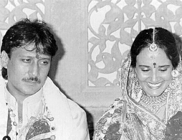 Jackie Shroff and Ayesha Shroff