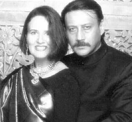 Jackie Shroff and Ayesha Shroff
