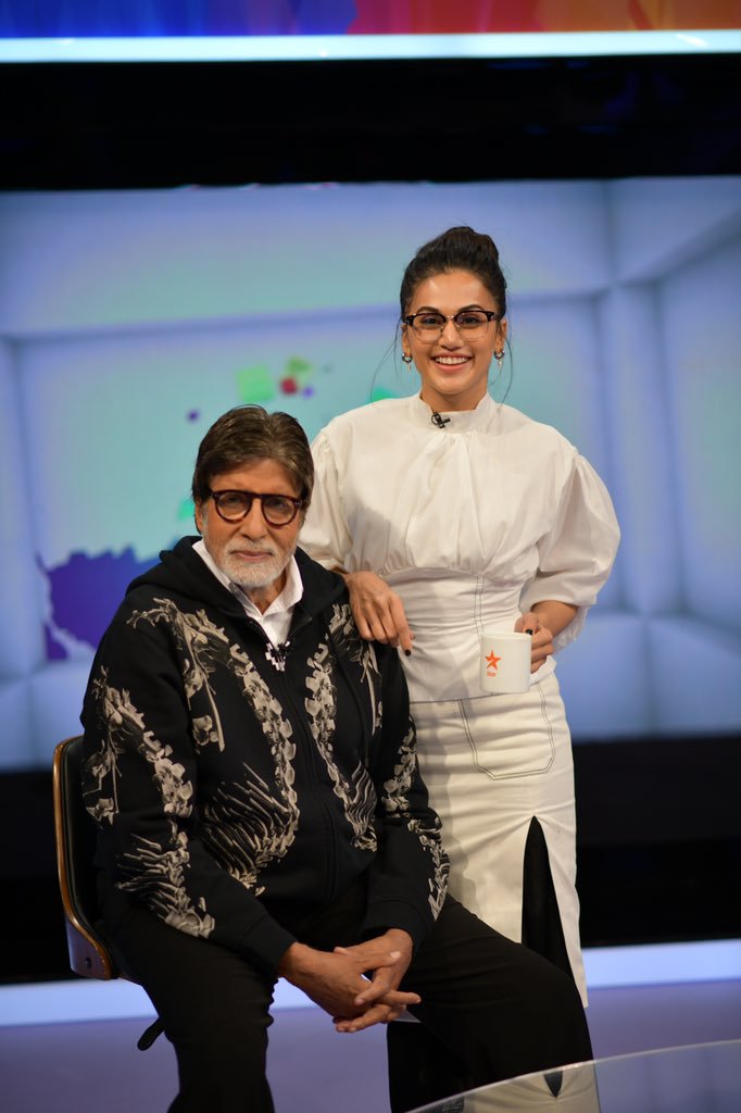 Taapsee Pannu and Amitabh Bachchan