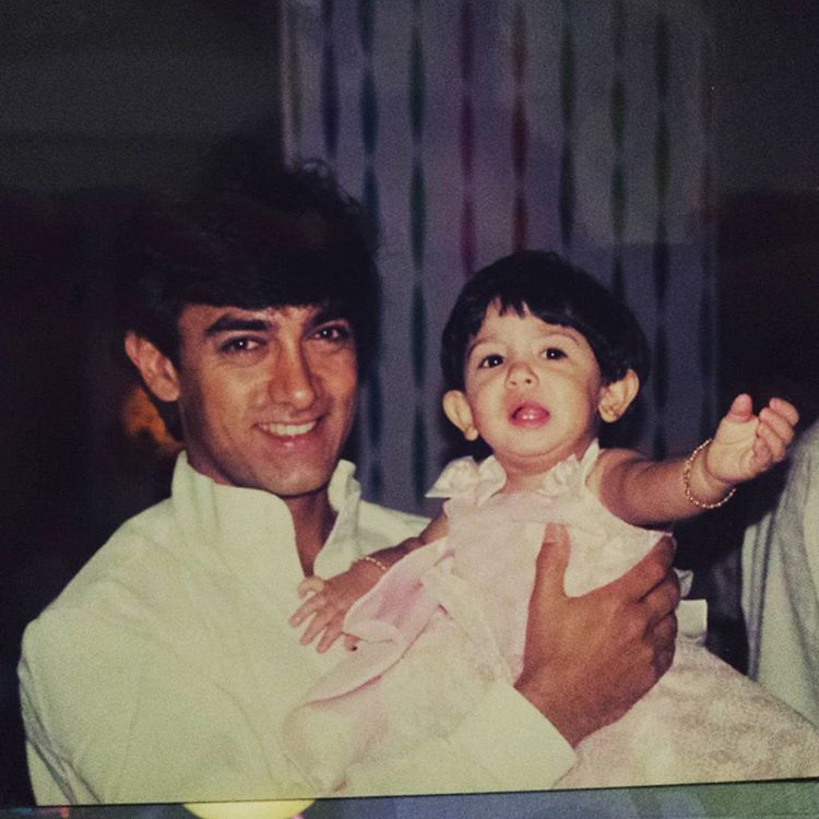 Ira Khan and Aamir Khan