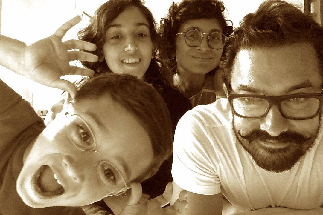 Ira Khan and Aamir Khan