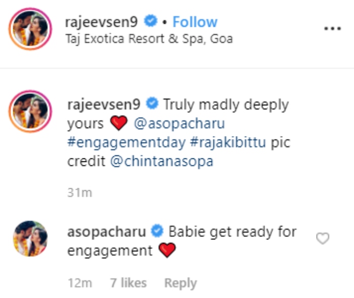 Charu Asopa Rajeev Sen