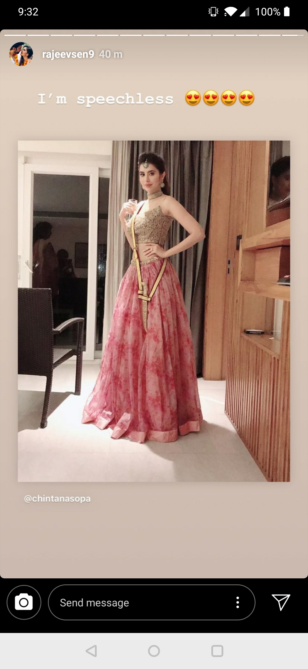 Charu Asopa first mehendi picture