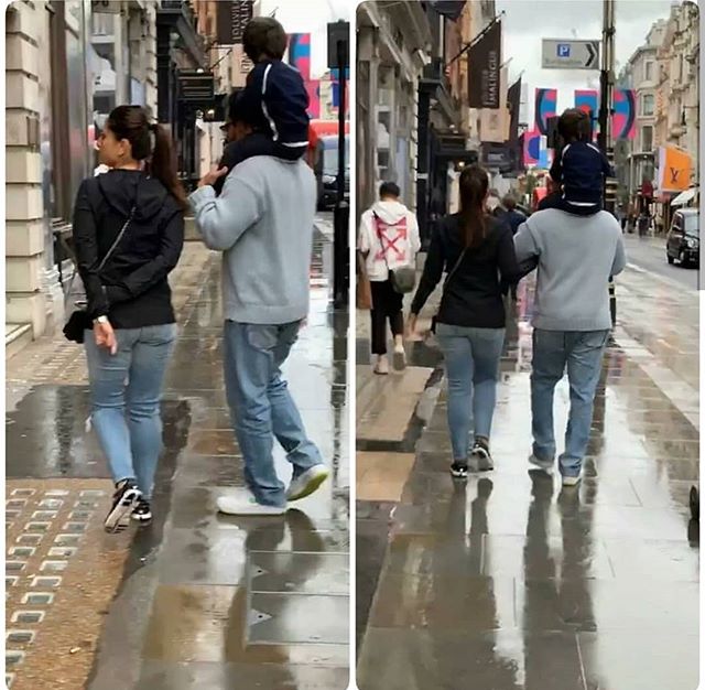 Saif Ali Khan, Kareena Kapoor Khan and Taimur Ali Khan