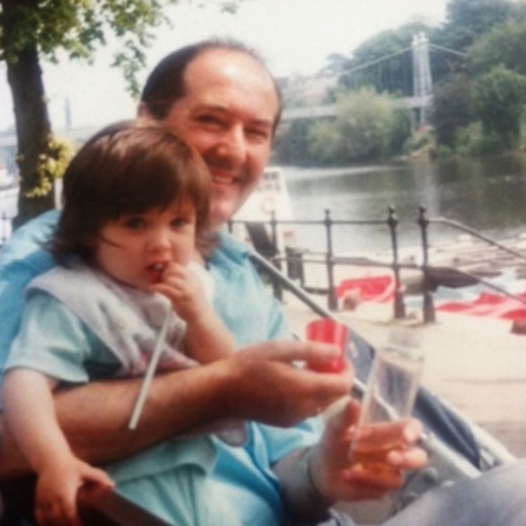 Amy Jackson Father Day post