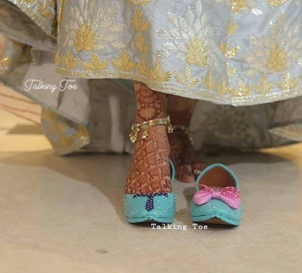 quirky bridal mojris