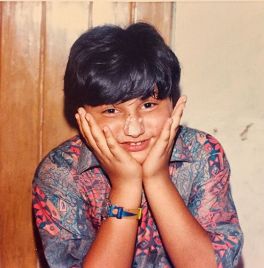 Arjun Kapoor childood pic