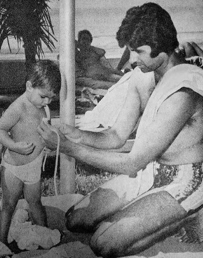 Amitabh Bachchan and Shweta Bachchan Nanda