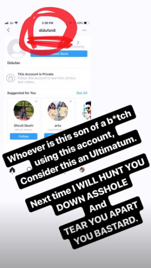 Instagram Screenshot