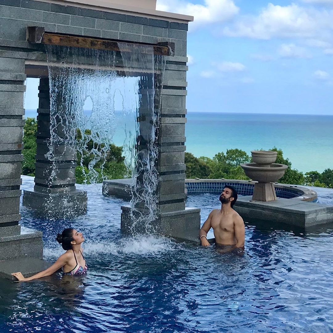 Charu Asopa Sen and Rajeev Sen