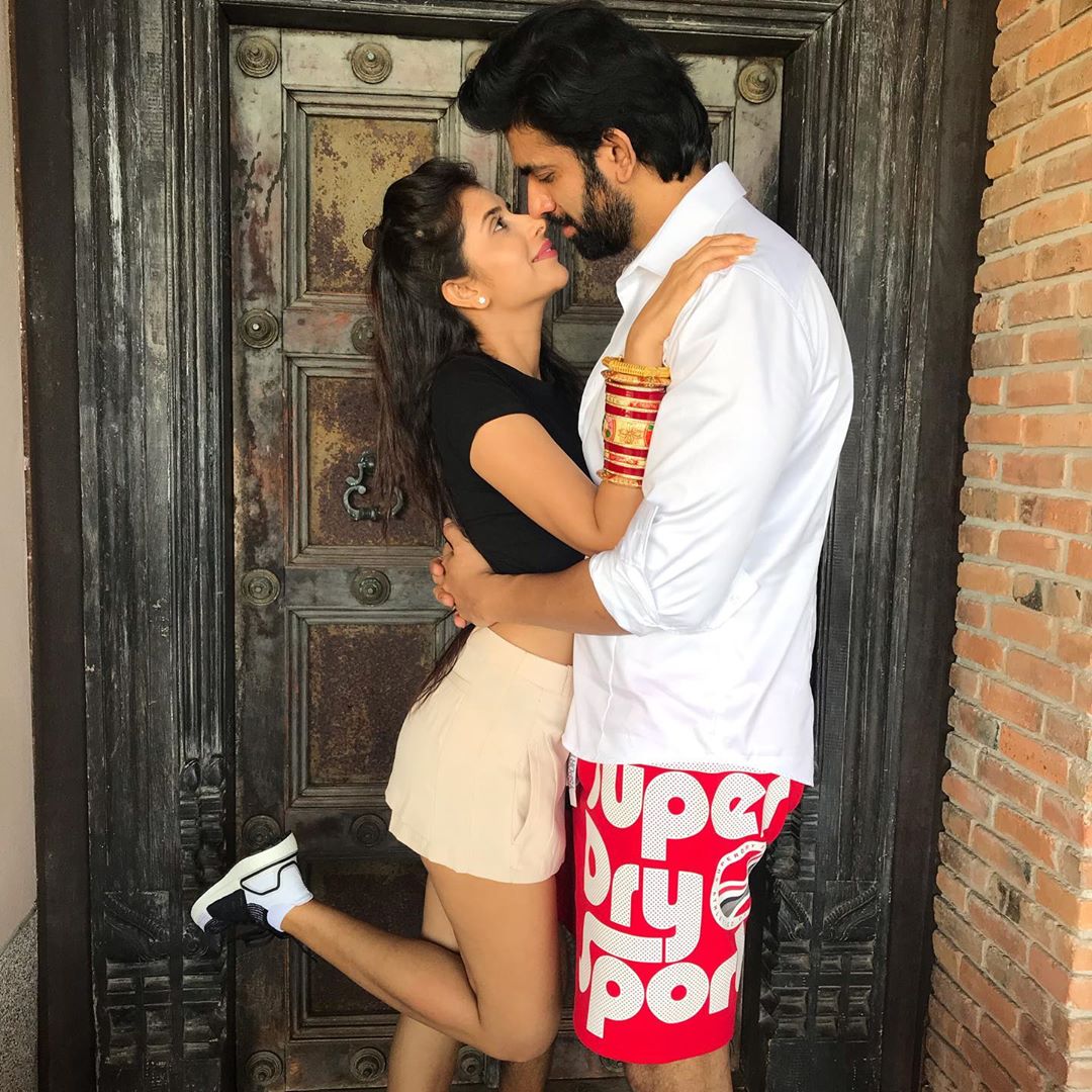 Charu Asopa Sen and Rajeev Sen