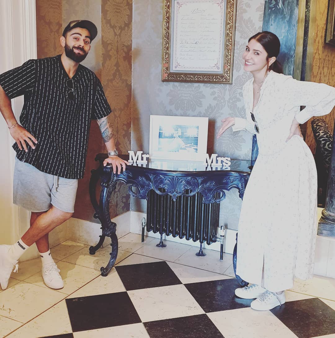 Virat Kohli and Anushka Sharma