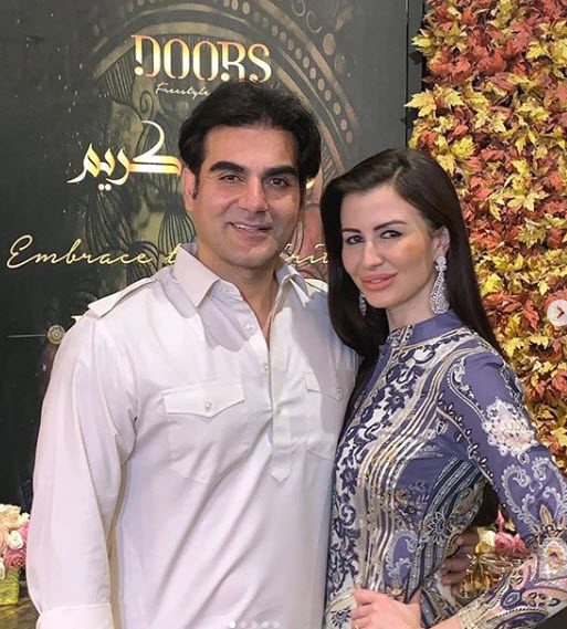 Arbaaz Khan And Giorgia Andriani