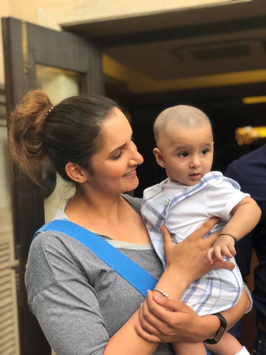 Sania Mirza and Izhaan Mirza Malik