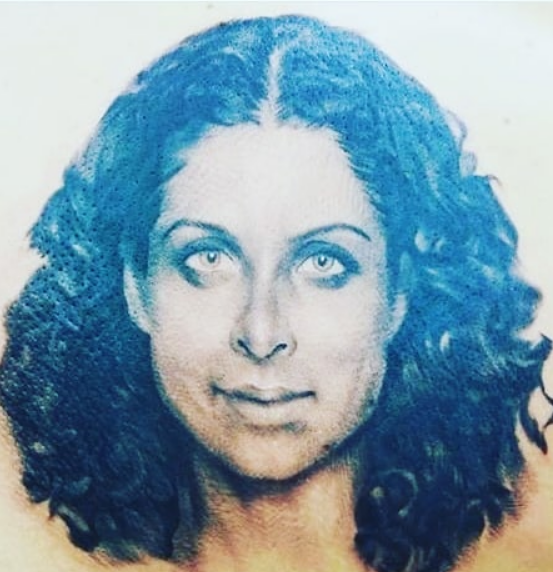 Tanazz Irani tattoo