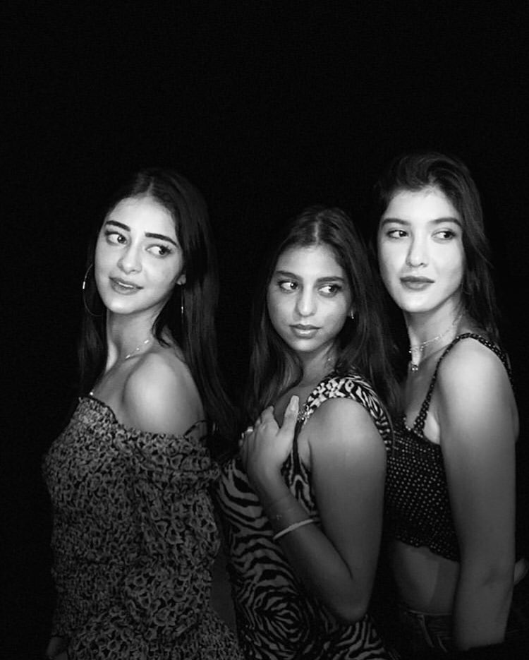 Suhana Khan, Ananya Panday and Shanaya Kapoor