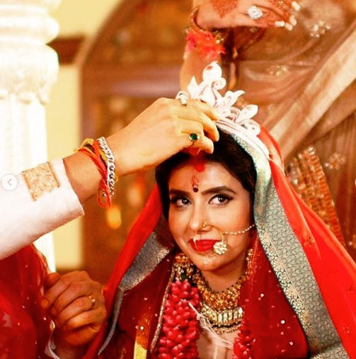 Charu Asopa and Rajeev Sen