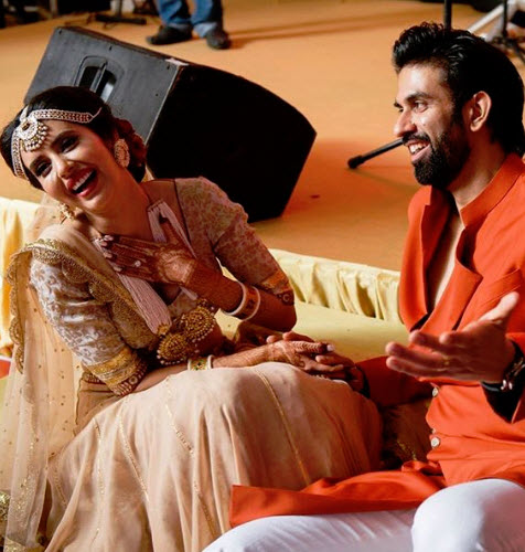 Charu Asopa and Rajeev Sen