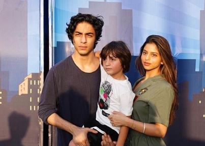 Aryan Khan, Suhana Khan And AbRam Khan