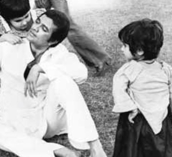 Twinkle Khanna and Rajesh Khanna