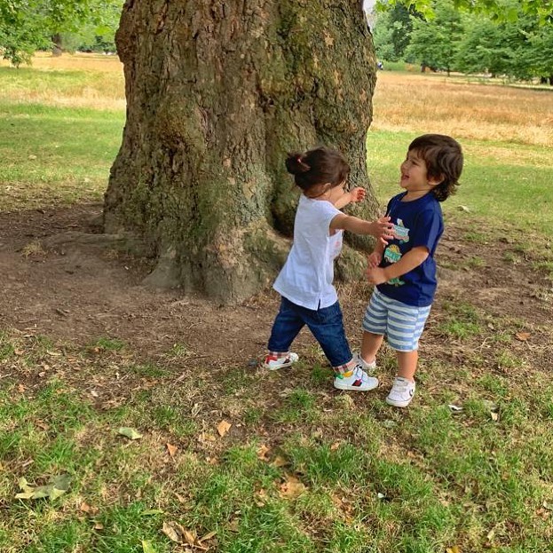 Taimur Ali Khan and Inaaya Naumi Kemmu