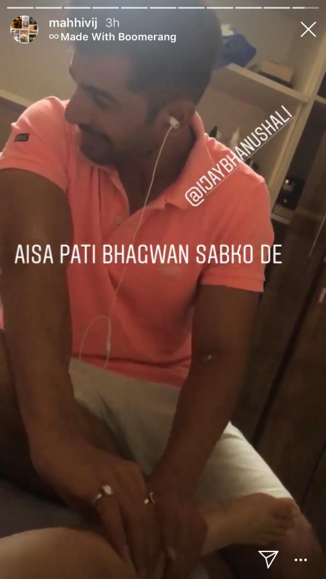 Mahhi Vij and Jay Bhanu