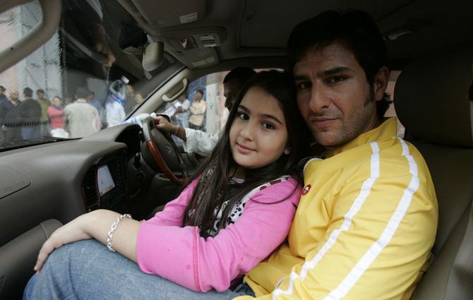 Saif Ali Khan And Sara Ali Khan