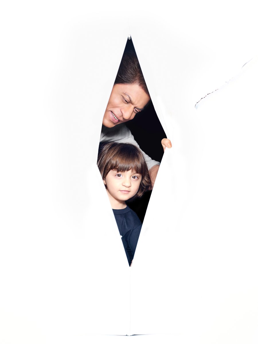 Shah Rukh Khan and AbRam Khan